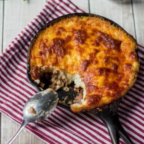 Escondidinho de batata-doce fit com carne moída