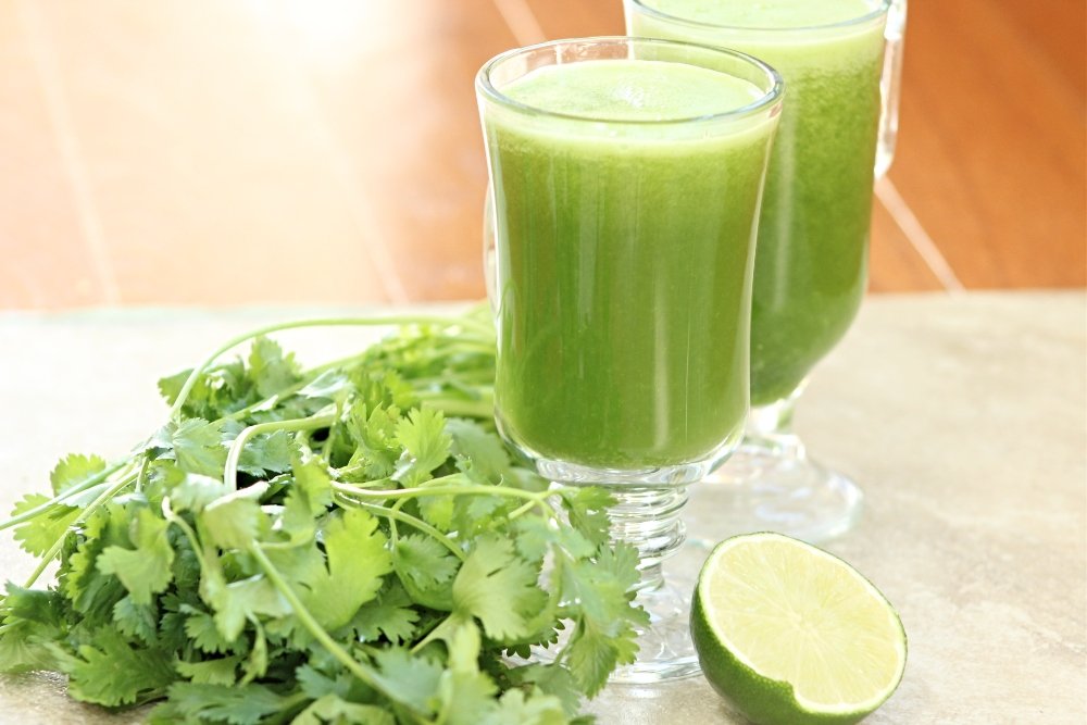 Detox de coentro