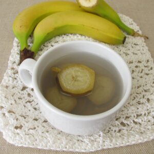 Chá de banana para emagrecer