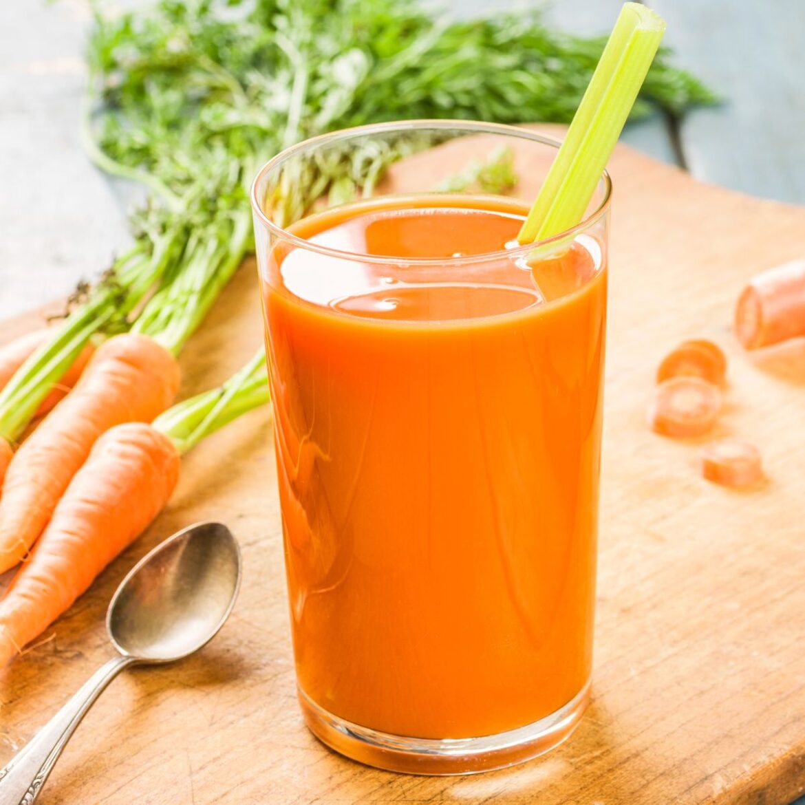 Suco de cenoura para limpar o fígado