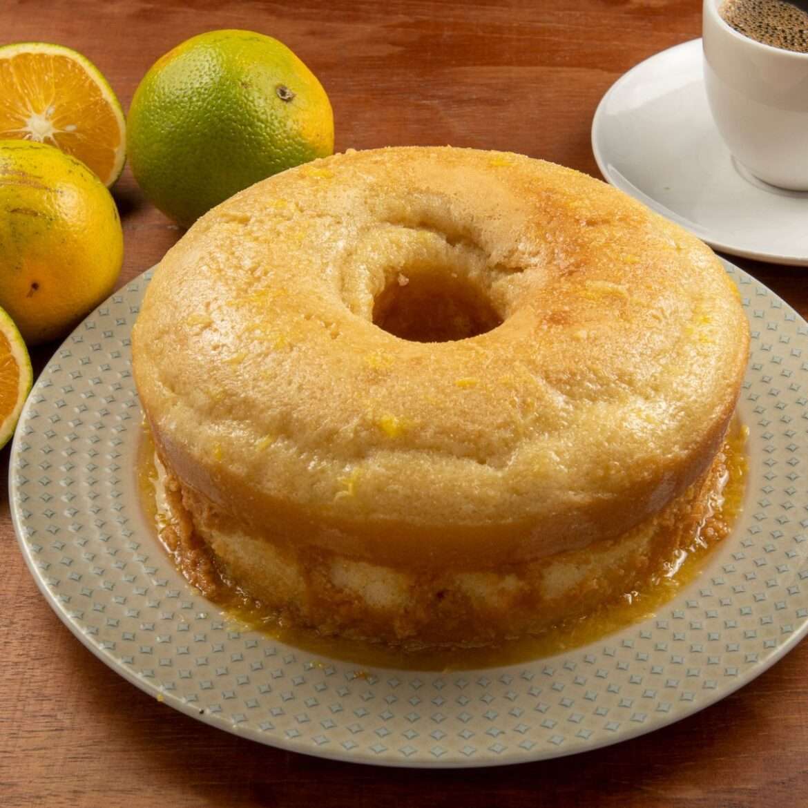 Bolo de laranja sem glúten Bolo de laranja sem glúten